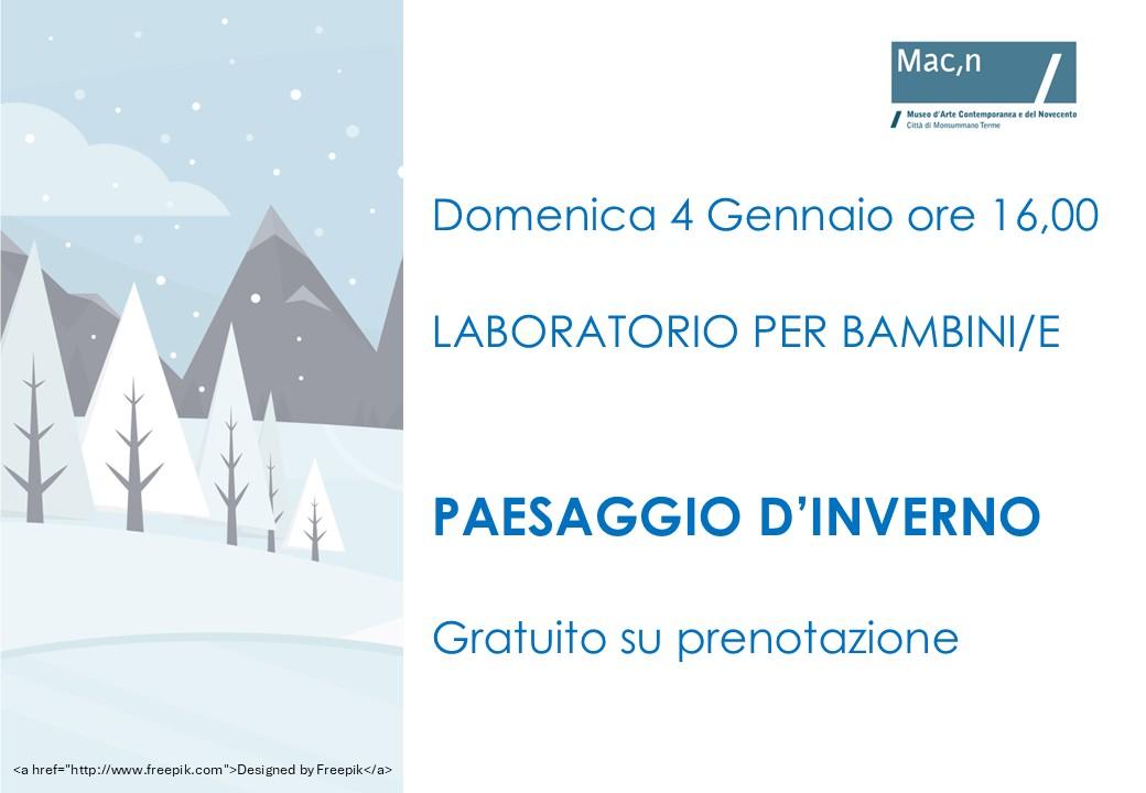laboratorio Paesaggio d'inverno
