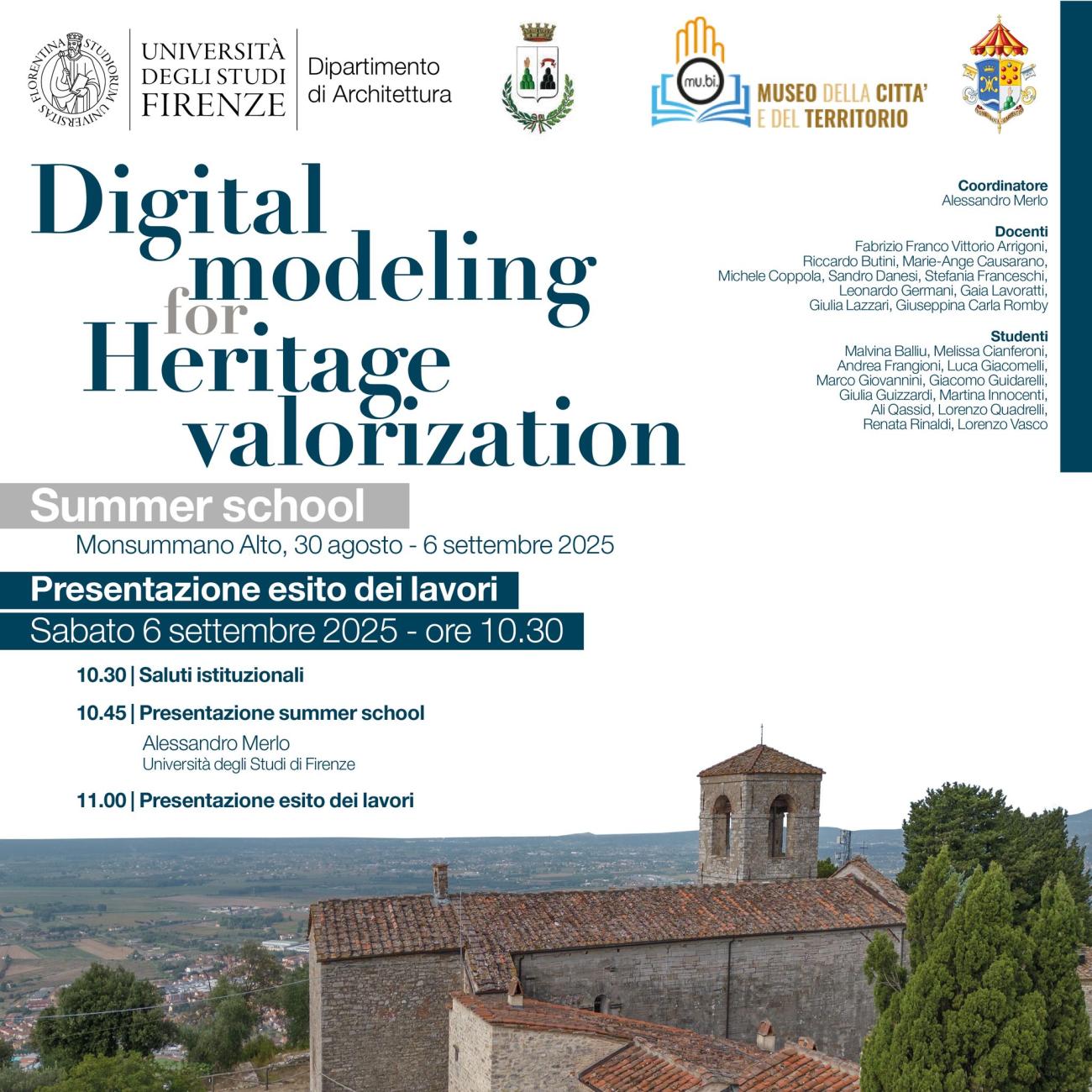 Presentazione Summer School