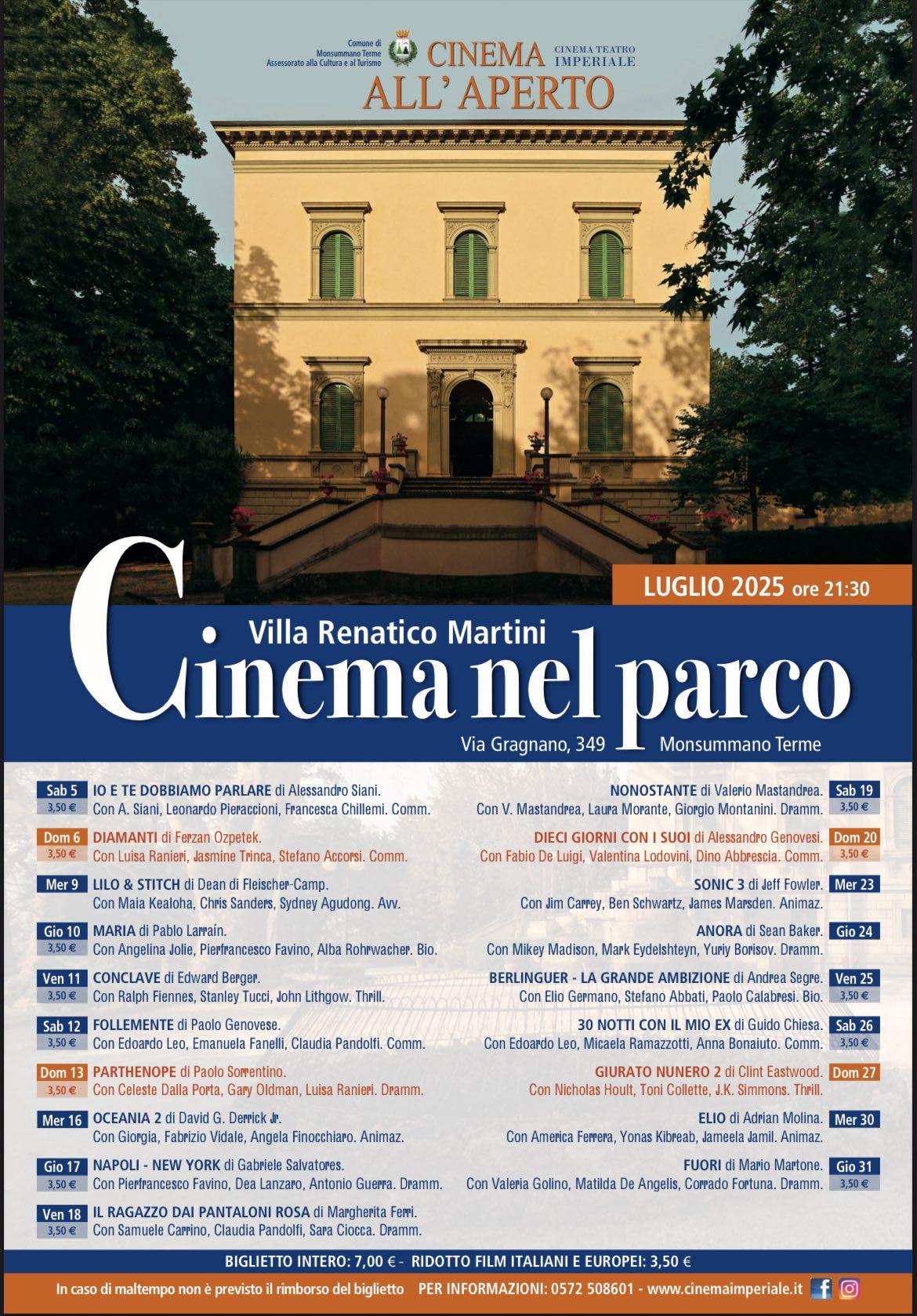 CINEMA NEL PARCO